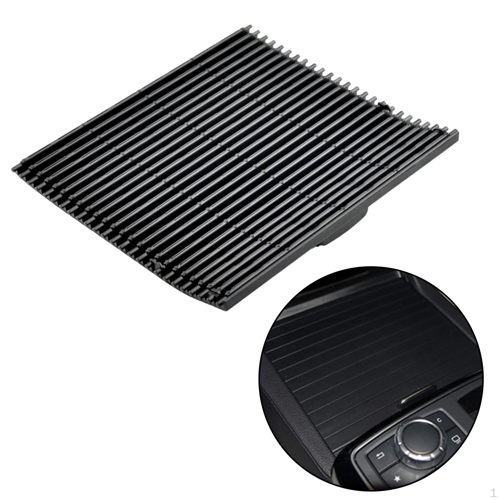 Cup Holder Sliding Cover Consoles Roller Blinding High ReliabilityHigh Reliability Black