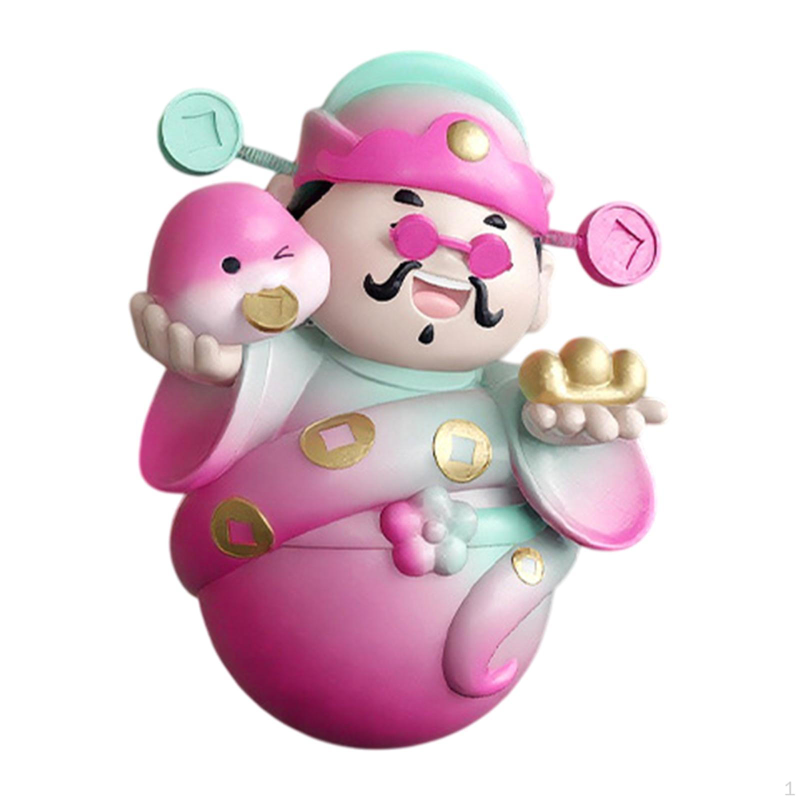 

Бог богатства скульптура змея миниатюра, смоляные поделки, настольная фигурка бога розы красного