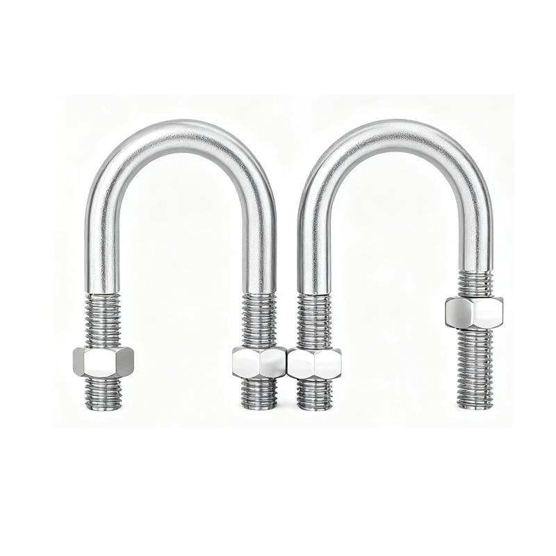 Stainless Steel U-Bolt Pipe Clamp Saddle M6/M8