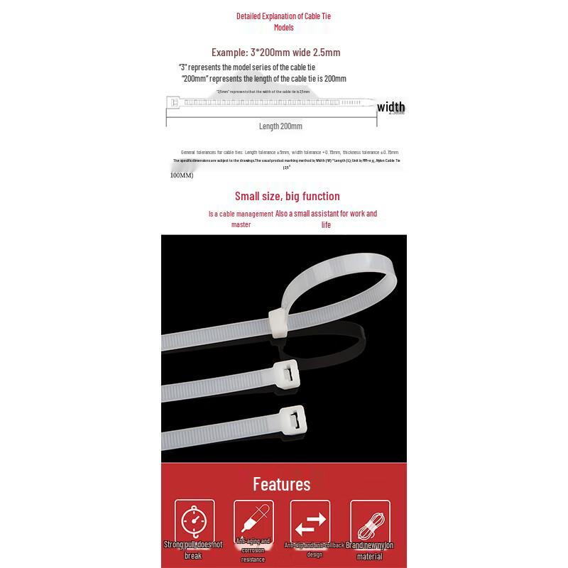 Self-locking Nylon Cable Ties