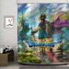 D-Dragon Quest 1 Piece Of 150X180Cm Printed Shower Curtain Partition Bathroom Waterproof And Mold Resistant