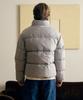 Basic House Daily Wellon Padded Jumper Light Gray Lzpj7101