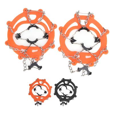 8‑Tooth Crampons Foot Cover Ice and Snow Outdoor Walking  Mountaineering Skiing Crampons 8‑tooth Crampons Foot Cover