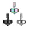 Loqatidis Metal Spinning Top, Small Mini Desktop Spinner Gyroscope, Kill Time Relief Stress Anxiety ADHD Focus Toy, Machined from Solid Stainless