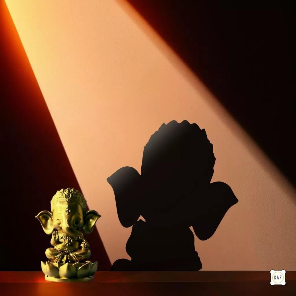 Ganesha Elephant Head Hinduism God Statue Powerful Success Amulet Talismans Jewelry Vintage Protect Health Lucky Rich