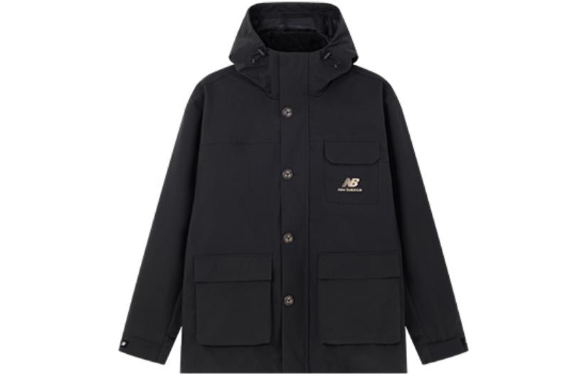 New Balance Jackets Men s Black Hooded Moderate Other AMJ31300-BK XL