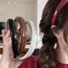 Vintage Leather Sponge Solid Hairband For Women Simple Outside Hair Hold Headband Hair Hoop Hair Band Fashion Hair Accessories
