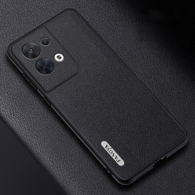 Luxury Leather Case For OPPO Reno 8 9 Pro Plus 5G Back Cover Matte Silicone Protection Phone Case For OPPO Reno 7 Pro 7 SE Coque