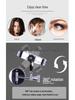 Dual-Sided LED Wall-Mounted Makeup Mirror with Magnification and Fill Light for Punch-Free Hotel Bathroom Use