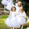 White Flowers Girls Basket Wedding Flower Girl Basket Simple Wedding Basket Hand Held Wedding Ceremony Party Decorations