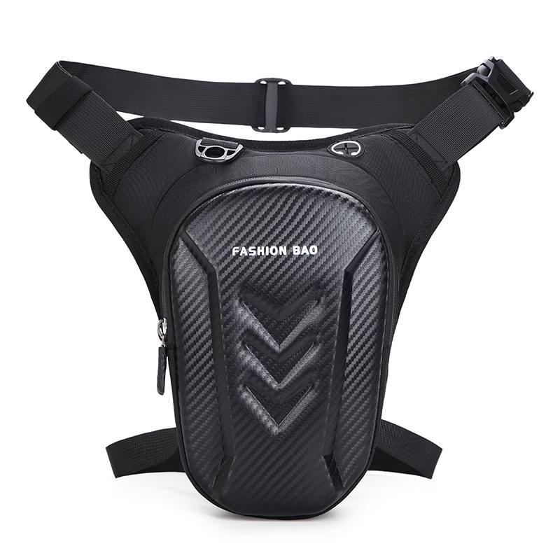 Unisex Motorcycle Leg Bag – Waterproof with Hard Base, Adjustable Strap for Biking & Outdoor Rides