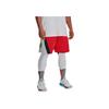 Under Armour Color Block Breathable Fleece Mid-Rise Sports Shorts Men shorts Red 1374303-810