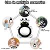 Baby Mirror Toys Multi-Function High Contrast Black and White Baby Toy Infant Soft Mirror Tummy Time Easy To Install Infant Toys