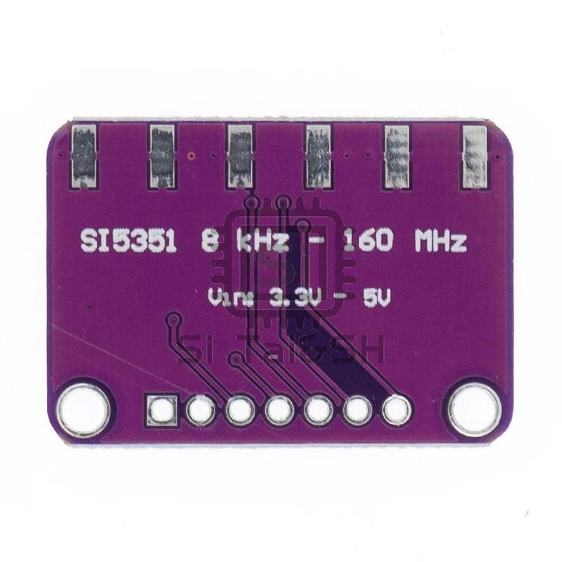 1-10PCS DC 3V-5V Si5351A Si5351 I2C Clock Generator Breakout Board Module Si 5351 A Signal Generator Clock 8KHz-160MHz