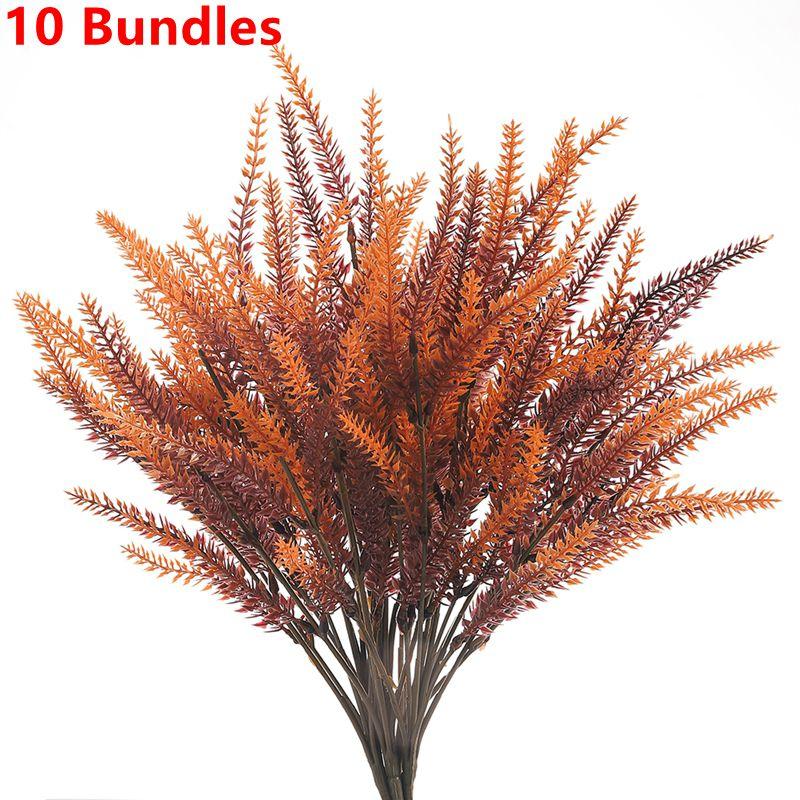 5/10 Bundles Artificial Lavender Flowers Head Fake Flowers Home Room Table Decor Outdoors Garden Wedding Decor Outdoor Plants