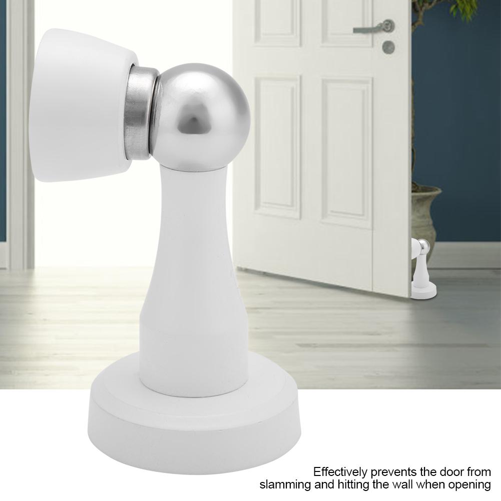 1 Set Stainless Steel Strong Magnet Door Stopper Holder Solid Magnetic Door Catch Accessories