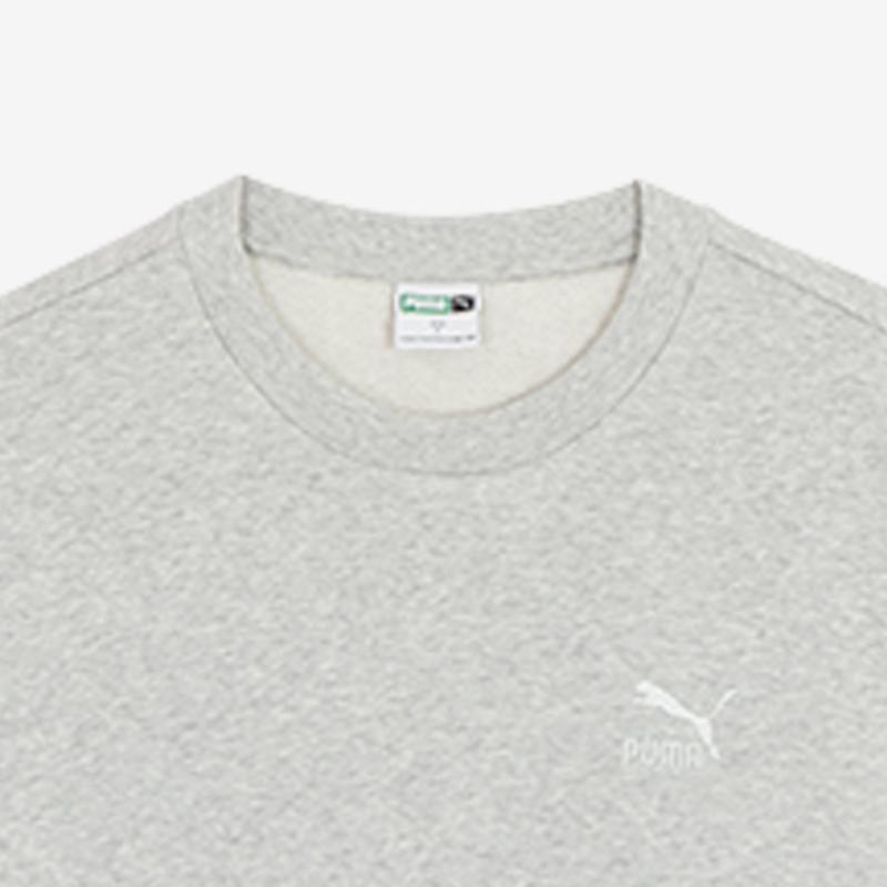 Puma Comfortable Pullover Crewneck Sweatshirt Men Sweatshirt Gray 625532-04
