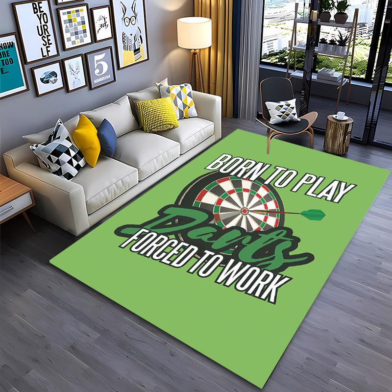 Dart Target Carpet for Living Room Bedroom Hallway Long Strip Alfombra Anti-slip Soft Area Rug Sofa Doormat Home Decor Tapete HD