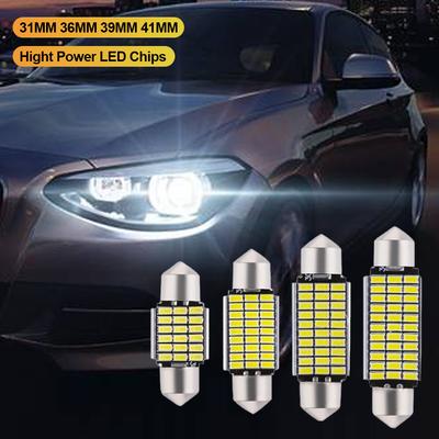 C5W LED Bulbs Canbus Super Bright LED Bulb C5W C10W Car License Light Auto Interior Reading Dome Lamp 31mm 36mm 39mm 41mm