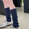Womens Girls Lovely Leg Warmers Winter Knitted Leg Sleeves Goth Crochet Baggy Cuffs Ankle Heap Socks Tigh Highs Socks