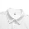 Fila Athletics Solid Color Straight-Cut Polo Shirt Men Tops White A11M031152F-WT