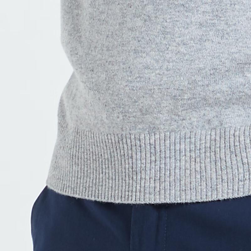 Hengyuanxiang Men's V-Neck Wool Pullover Sweater Y016005