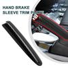 New Quality Shifter Hand Brake Cover Sleeve ABS Car Carbon Fiber Style DIY Decor For HONDA CIVIC 9TH 2012-2015