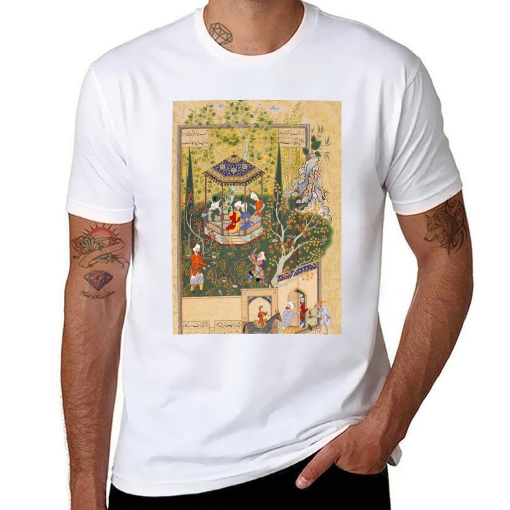 Persian Miniature From The 16th Century Tshirt Plus Size Nonshrink Tshirt