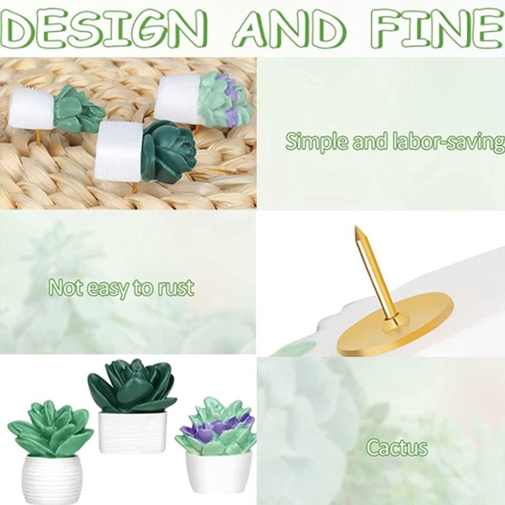 9/20Pcs 3D Thumb Tacks DIY Board Push Pin Portable Cork Board Tacks  Picture Memos