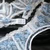 Cecilia Sexy Lace Embroidered See-Through Lingerie Set for Women
