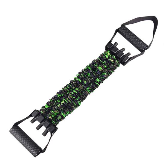 Adjustable Resistance Band with Detachable 3-Tube Chest Expander Shoulder Stretcher Men Training Full Body Stretching Band with Handle