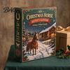 Acrylic Ornament Set Christmas Pony Advent Calendar, 24-Day with Mini Birthday Gifts for Children Horse Figures, Tree Hanging Countdown Decor,