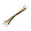 1 stk 4 pins hann-til-8-pins hunn-ledningsforlengelse til CPU-strømomformerkabel