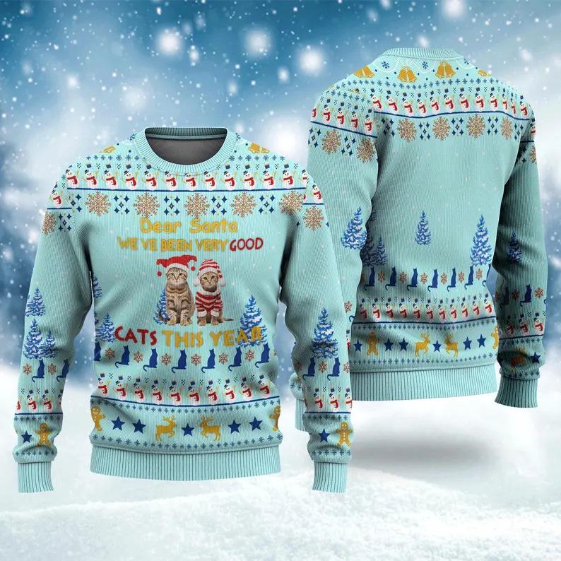 Herren 3D Weihnachtsdruck Rundhals Pullover Hoodie - Lässiges Langarm Oberteil