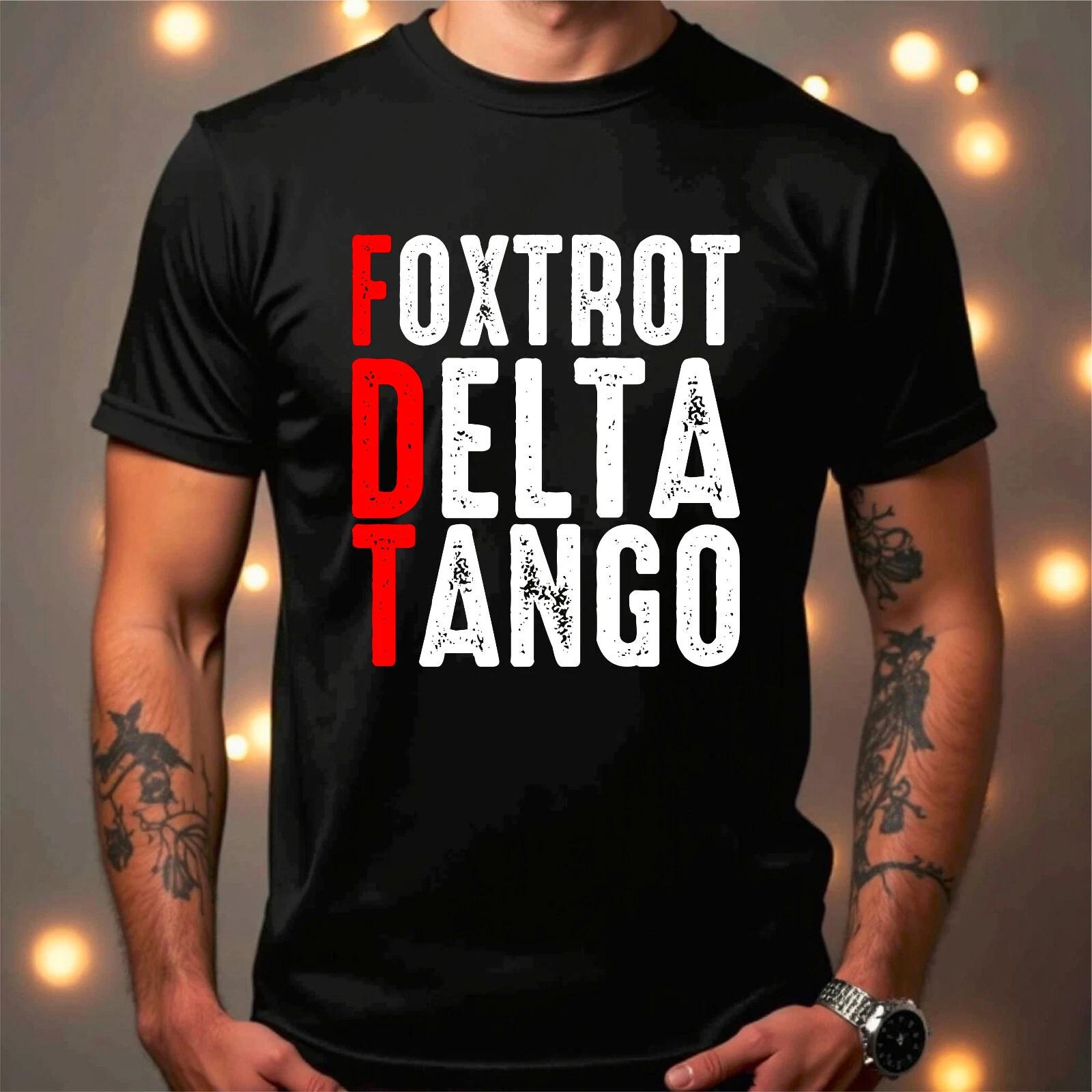 Foxtrot Delta Tango FDT Resist Persist Prevail Military Men s Gift T-Shirt M
