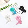 Embroidered Flower Flower Applique Handmade Clothing Ornament Exquisite Beaded Patch  DIY