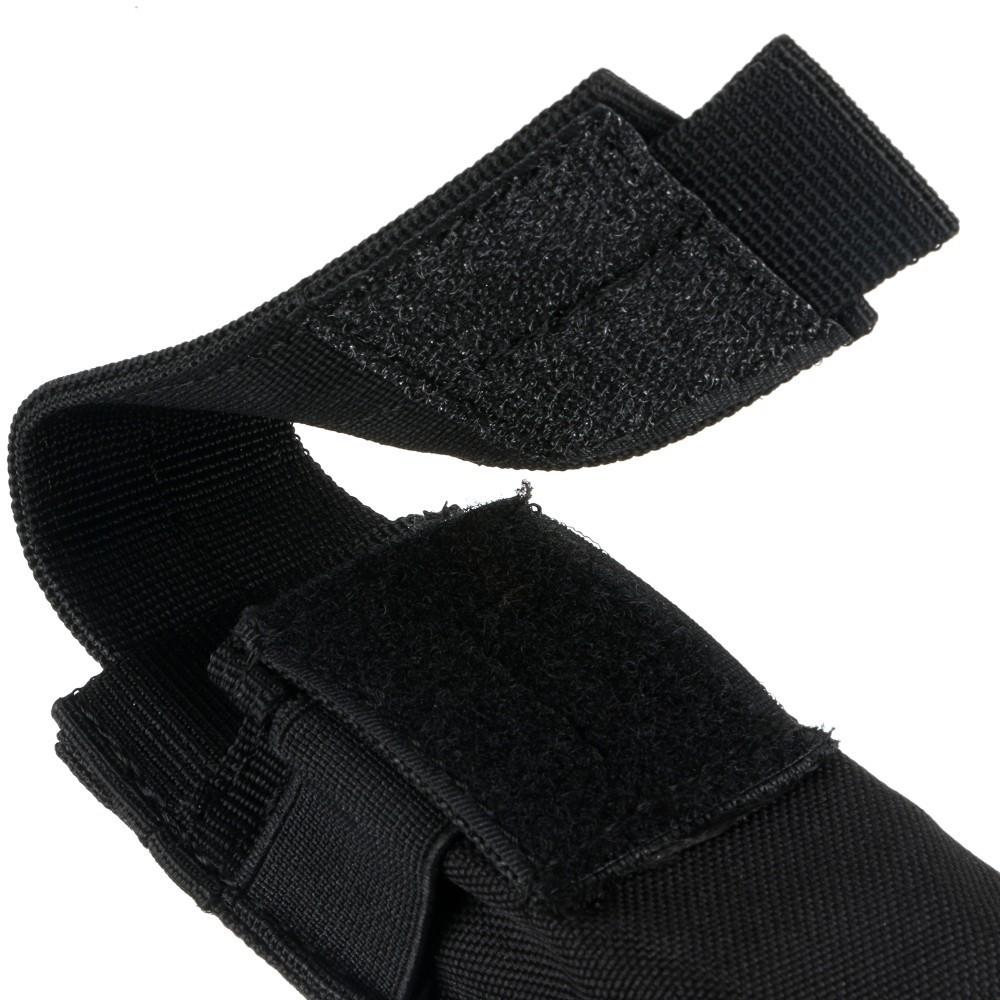 Tactical Molle M5 Flashlight Pouch CQC Single Pistol Magazine Pouch Torch Holder Case Outdoor Hunting Knife Light Holster Bag  4.9