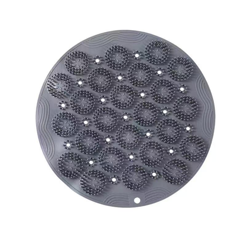

Silicone Bath Brush & Wall-Mounted Back Scrubber Single Pack сірий колір