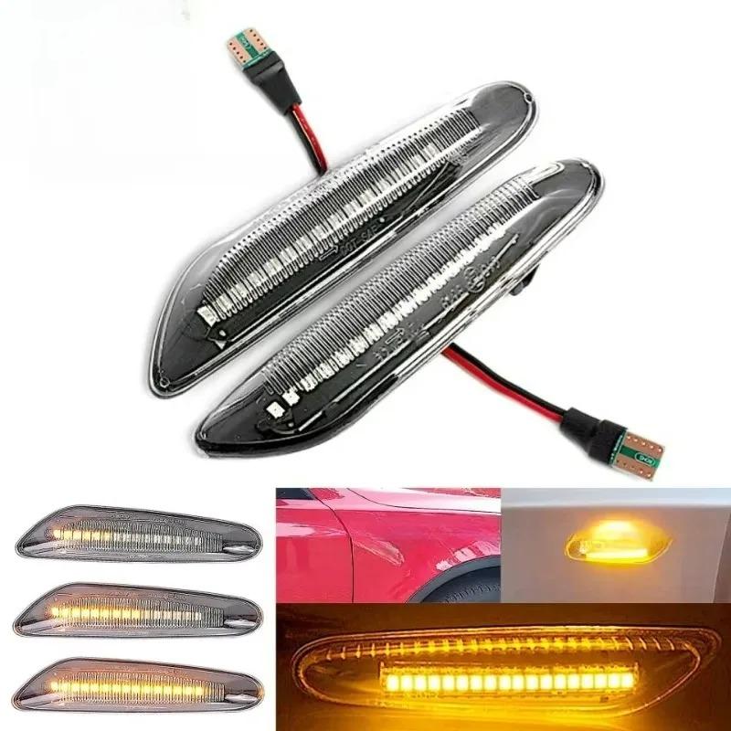 New for 2pcs E90 E91 E92 E93 E60 E87 E82 E46 Error Free Led Dynamic Side Marker Turn Signal Light Sequential Blinker Light