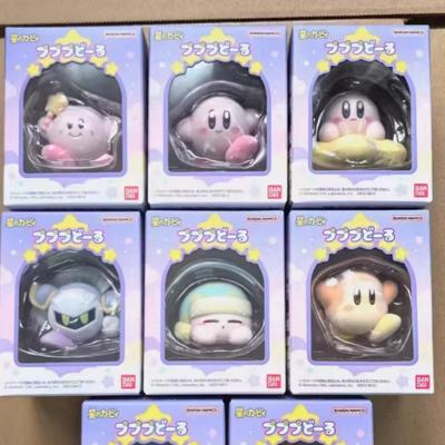  Kirby Pupupu Flocked  Blind Box Figures With Waddle Dee Meta Knight Desktop Decor Collectibles For Anime Fans