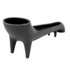 Food Grade Silicone Long Water Funnel Gray Color Coffee Machine Funnel  Water Tank Access