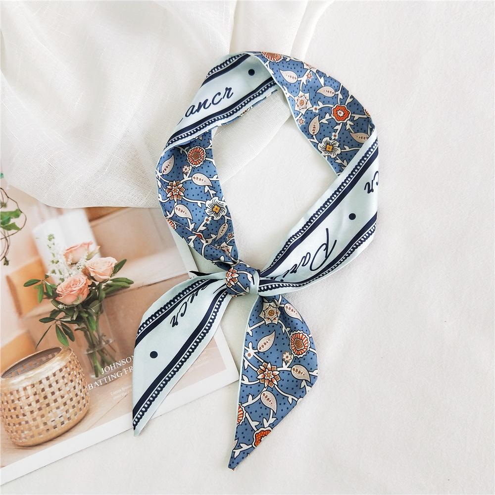New Scarves Silk Scarves Women'S Spring And Autumn Season Long Decorative Professional Scarves Summer Thin Styles Paired With Shirts Stylish