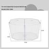 Dual-Compartment Diamond-Pattern Betta Fish Tank with Hatching Box - Transparent Isolation and Desktop Decor for Betta & Goldfish.