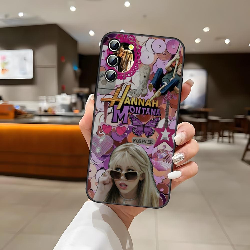 H-Hannah M-Montana Phone Case For S25 Samsung S26 S24 Ultra S22 S23 S20 Fe S21 Plus A54 A34 A16 A53 Back Cover