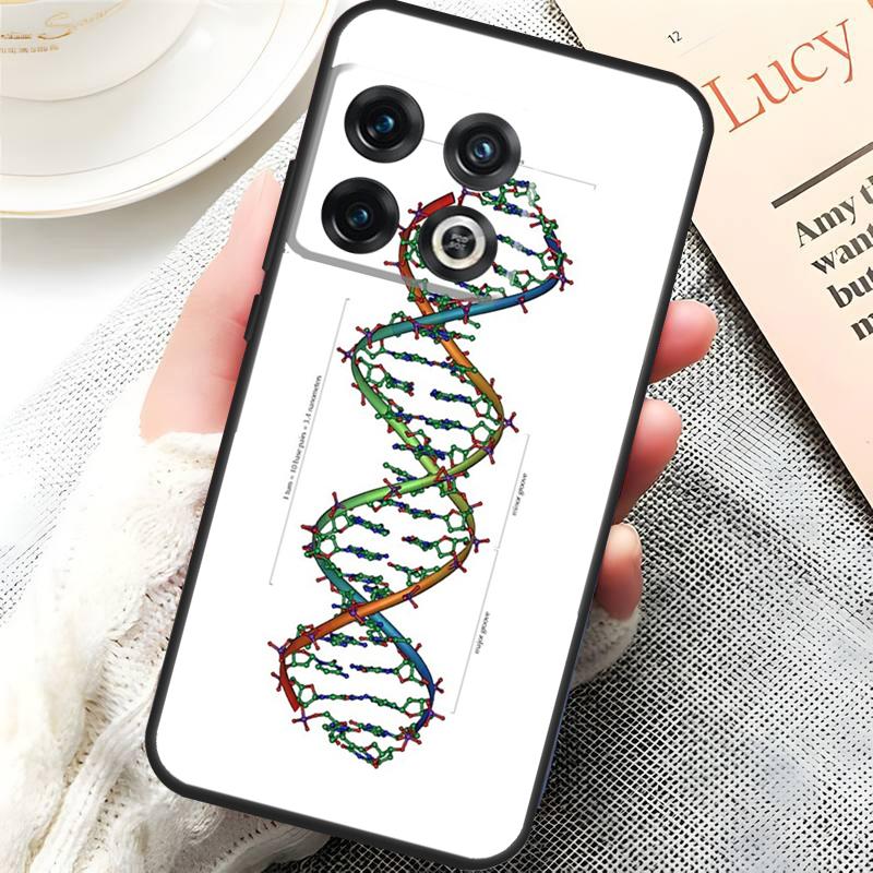 

Retro DNA Science Illustration Cover For OnePlus 15 13 13R 13T 12 12R 10T 11 10 Pro OnePlus Nord 5 CE 3 4 Lite N20 N30 Case OnePlus 13R