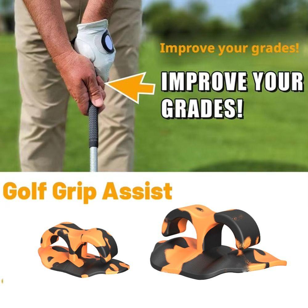 2 pcs Correct Posture Golf Club Grip Trainer Grip Training Aids Outdoor Indoor
