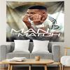 Kylian Mbappé Tapestry for Bedroom Aesthetic Classroom Tapestries Wall Hanging for Living Room Dorm Office,Ideal Creative Gift