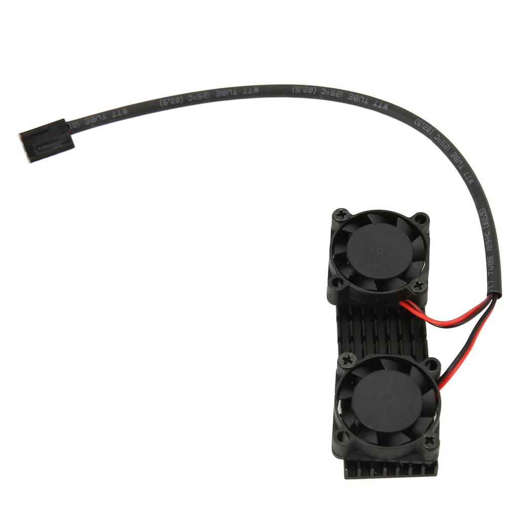 M.2 2280 SSD Heatsink 3pin Power Aluminium Alloy ABS 2 Cooling Fans M.2 2280 SSD Cooler for Desktop Computer