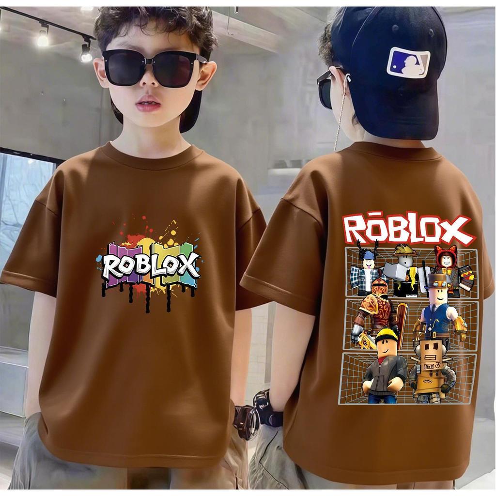 T-shirt round neck short sleeved theme children's top