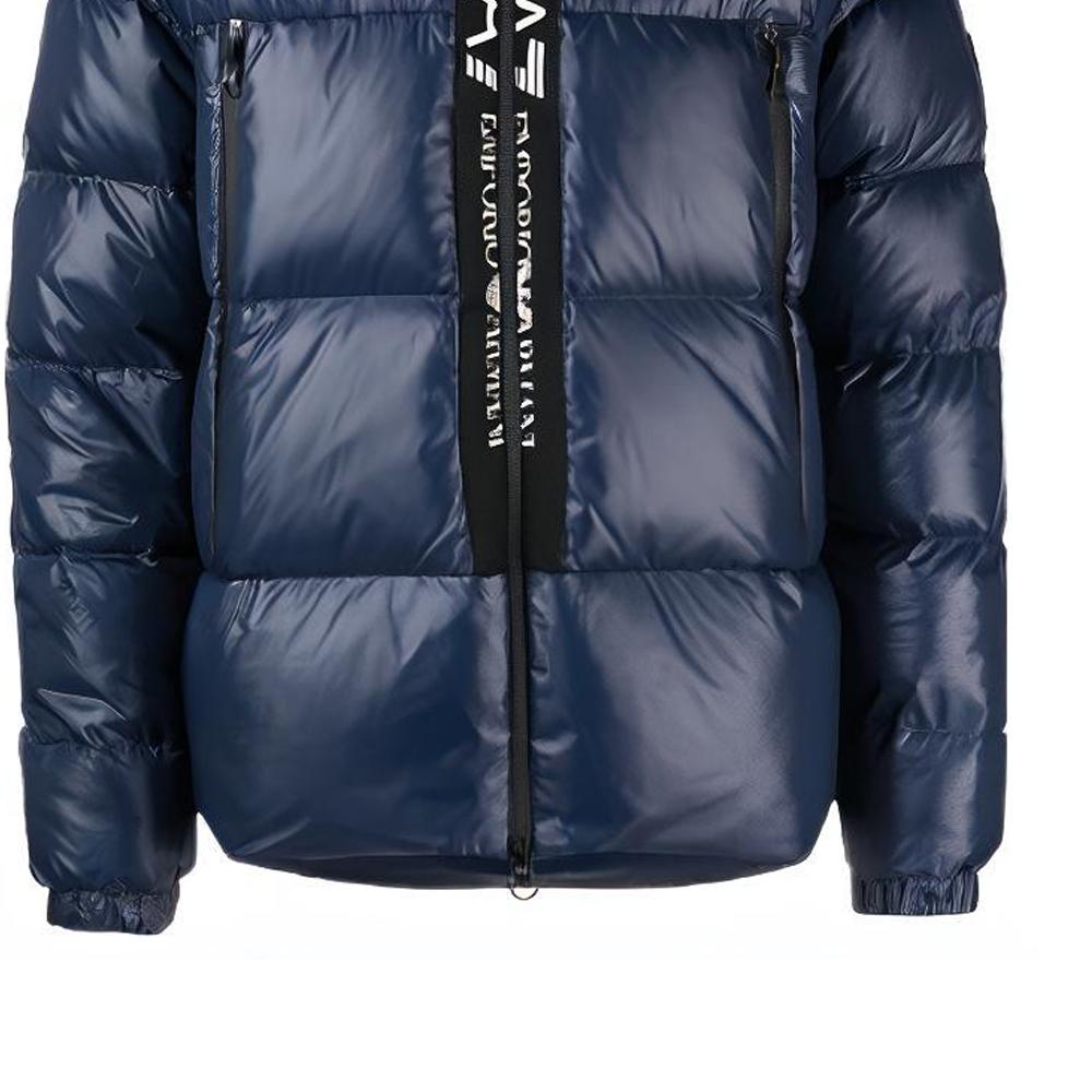 Emporio Armani EA7 FW22 Down Jacket Men's Blue 6LPB01-PNR4Z-1554